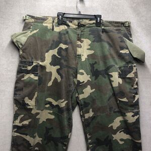 STORM Unisex Army Pants Size XXXL Cargo Camo Adjustable Waist